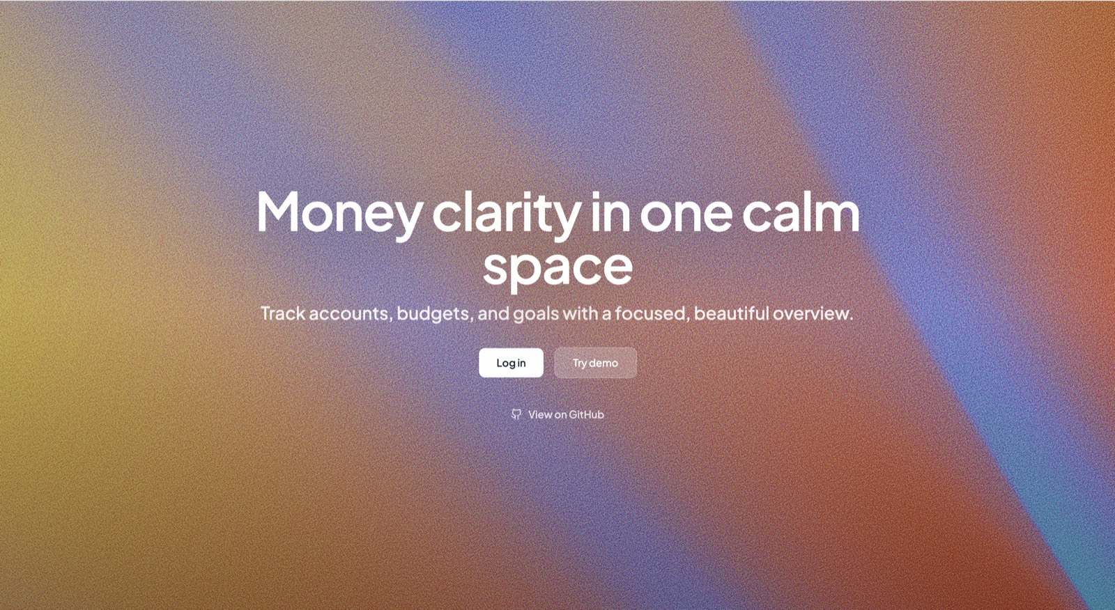Finance Tracker — original portfolio artwork